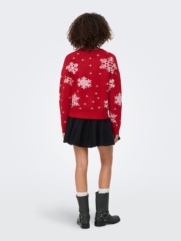 Pull-over 'XMAS ' ONLY en rouge
