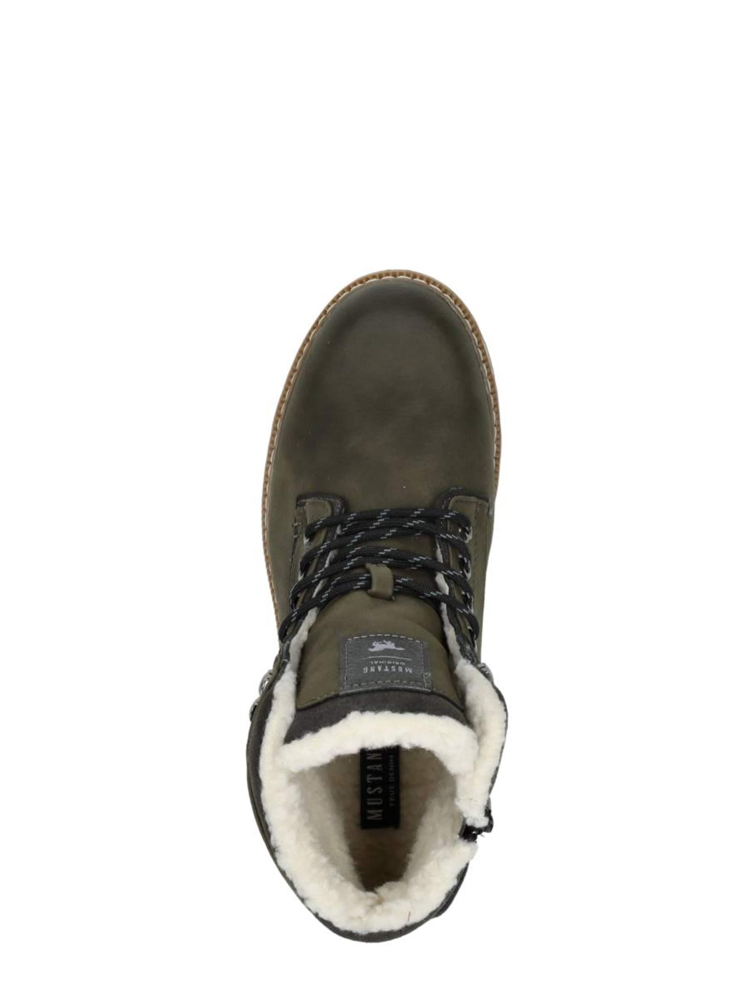 Bottes à lacets 'Veterschoenen Hoog' MUSTANG en vert