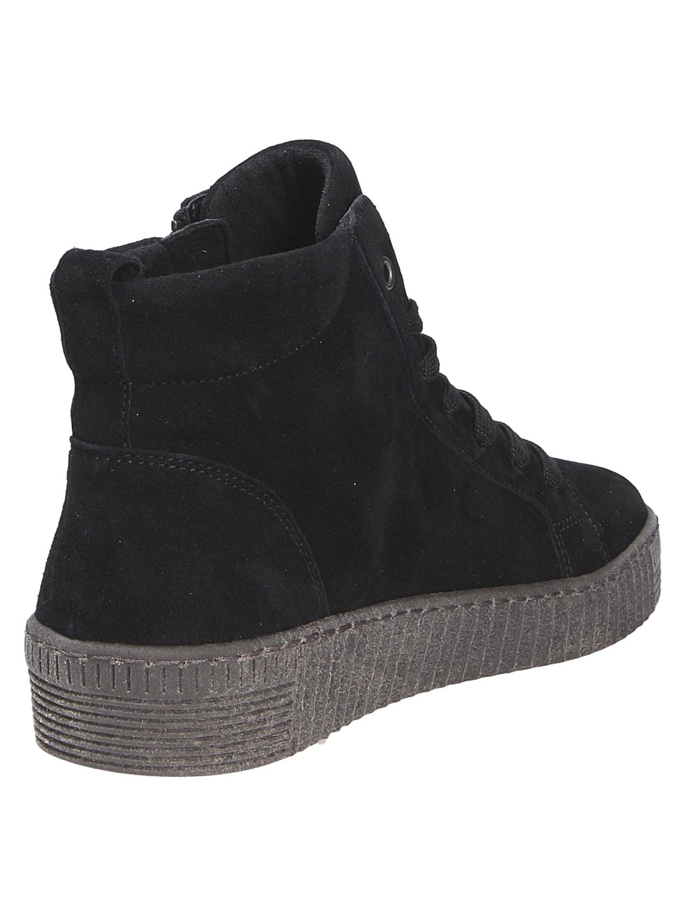 GABOR Lace-Up Boots in Black