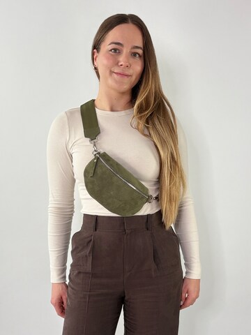 lePelou Gürteltasche 'ARIA small' in Grün