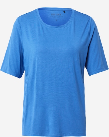 BLUE SEVEN T-shirt i blå: framsida