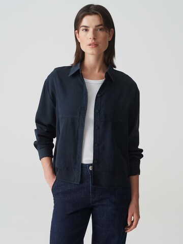 Camicia da donna 'Fjuri' di OPUS in blu: frontale