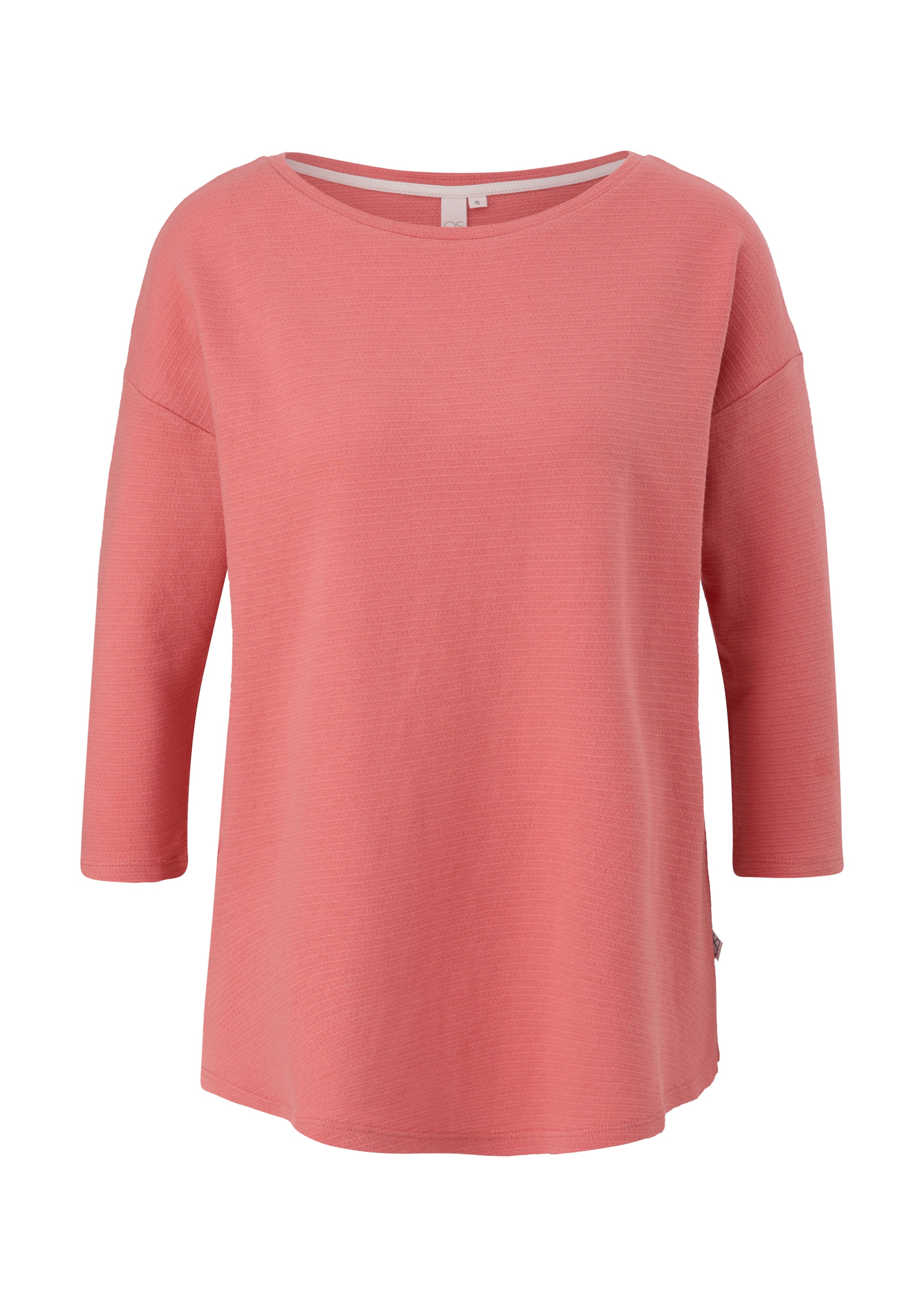 QS Shirt in Oranje: voorkant