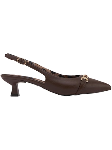 Limoya Slingpumps 'Dima' in Bruin