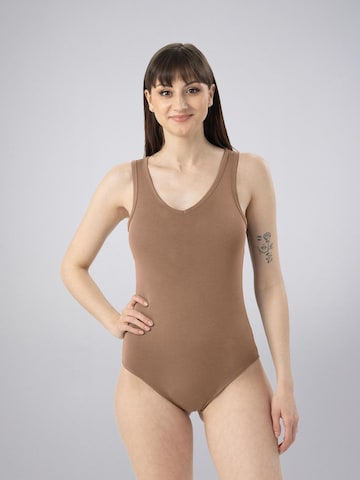 Body 'Leafletic Women’s Bodysuit' LEAFLETIC en marron