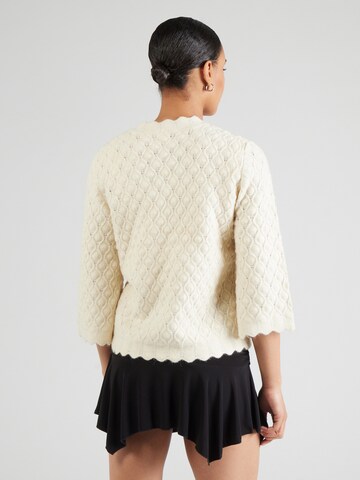 Y.A.S Knit Cardigan 'YASEGSA' in Beige