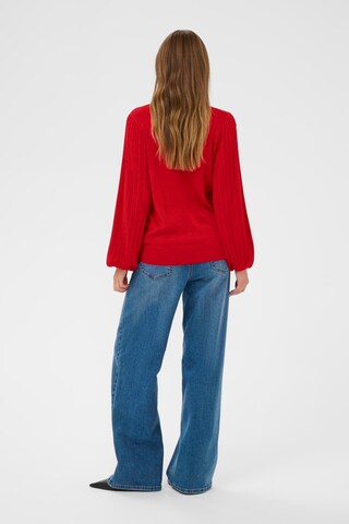 Pull-over Kaffe en rouge