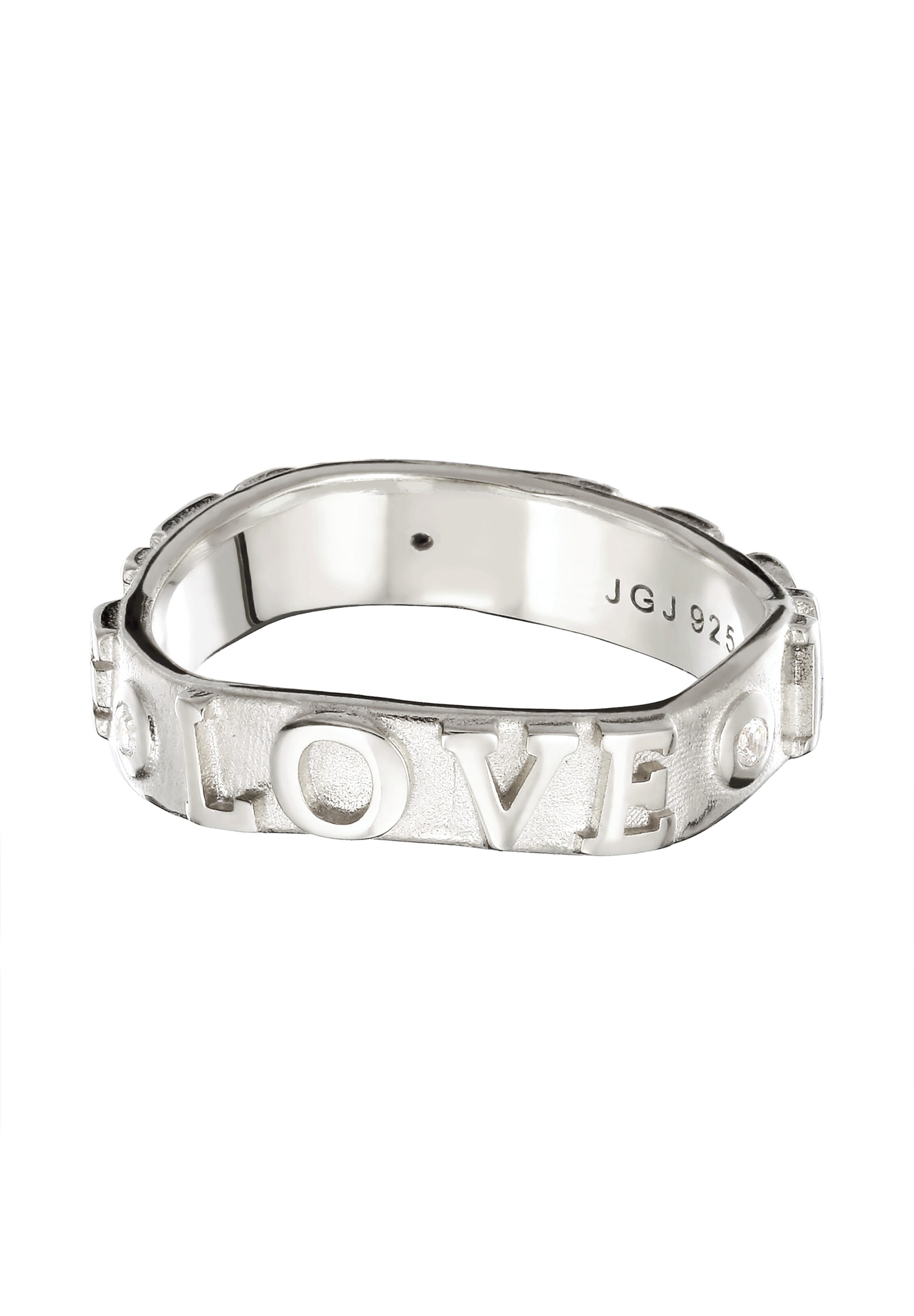 ELLI Ring 'LOVE' in Silver