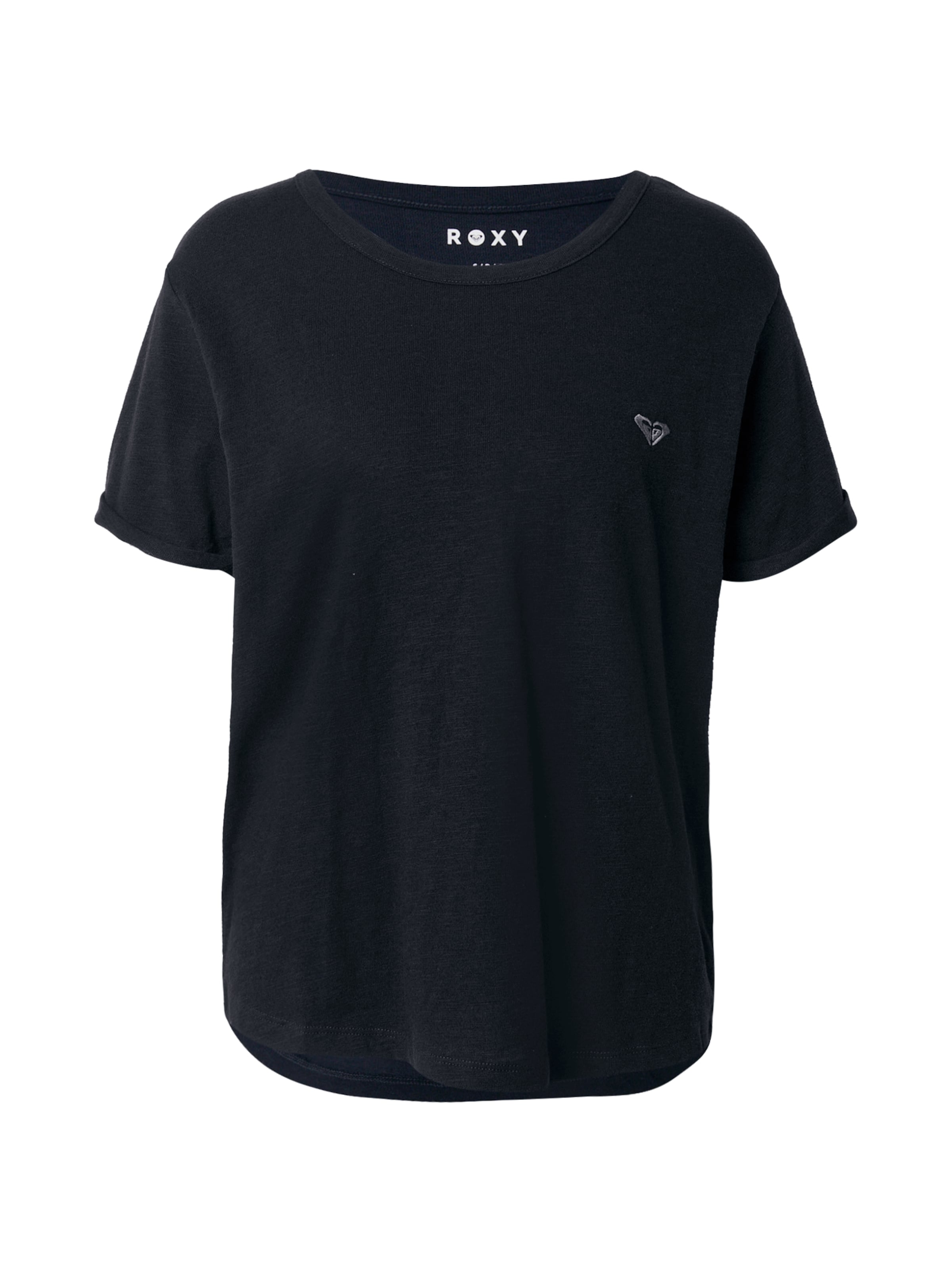 ROXY Функциональная футболка 'OCEANWAVE' в Черный: спереди