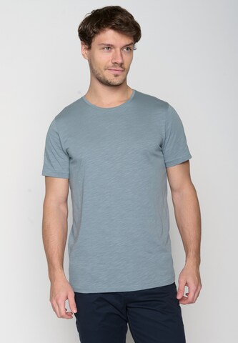 GREENBOMB Shirt in Blauw: voorkant
