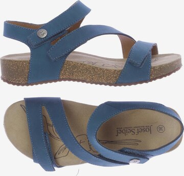 JOSEF SEIBEL Sandals & High-Heeled Sandals in 36 in Blue: front