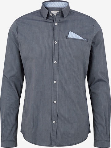 TOM TAILOR Regular Fit Hemd in Blau: predná strana