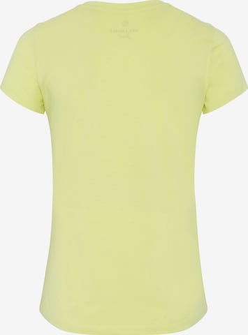 Oklahoma Jeans Shirt ' mit gemustertem Motiv ' in Yellow