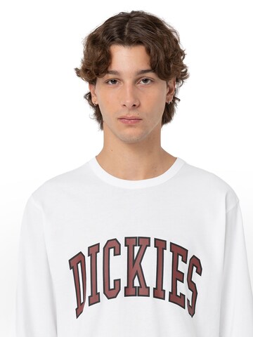 DICKIES - Sudadera 'AITKIN TEE LS' en blanco