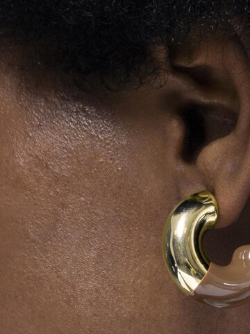 Luxenter - Pendientes 'Tayris' en marrón