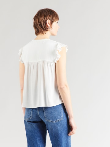 Bluză 'ONLVESTINE' de la ONLY pe alb