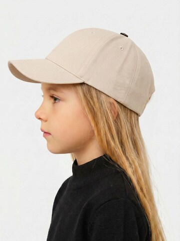 Lou-i Hat 'Kinder Cap aus Bio-Baumwolle' in Beige: front