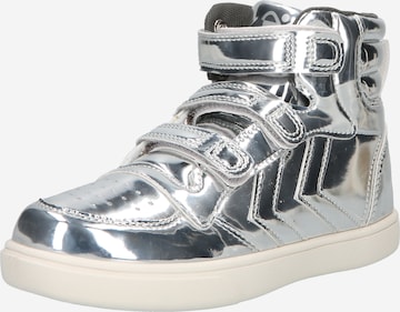 Hummel Sneakers 'Stadil Mirror' in Zilver: voorkant