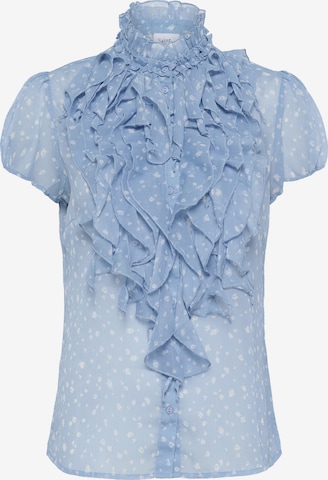 SAINT TROPEZ - Blusa 'Lilja ' en azul: frente