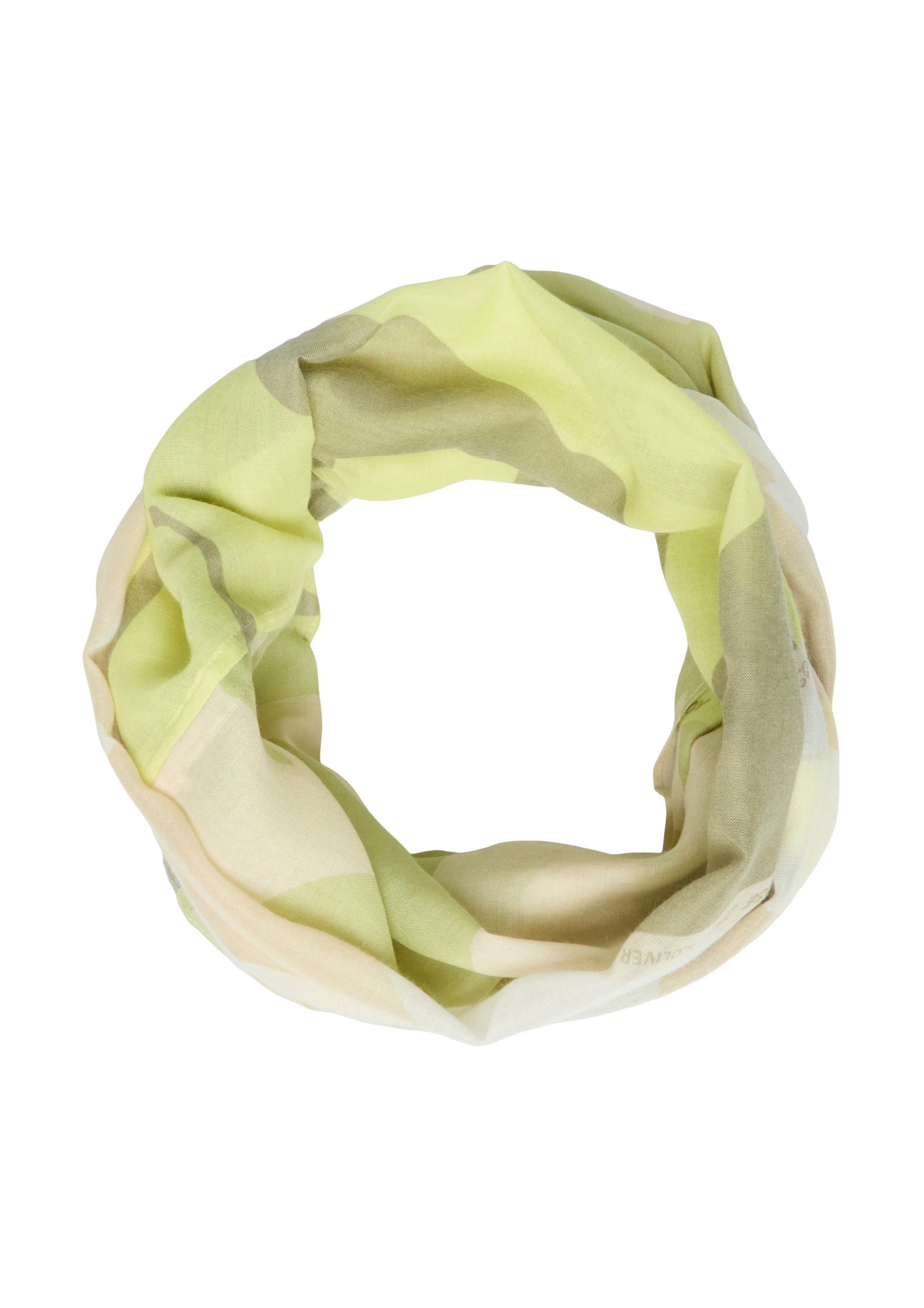 s.Oliver Tunnelsjaal in Groen: voorkant