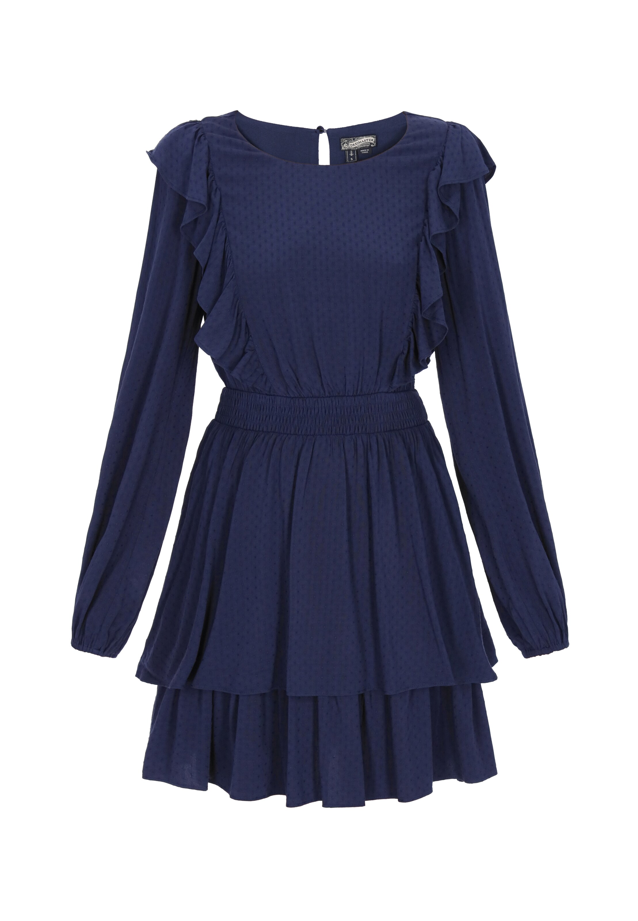 DreiMaster Vintage - Vestido en azul: frente