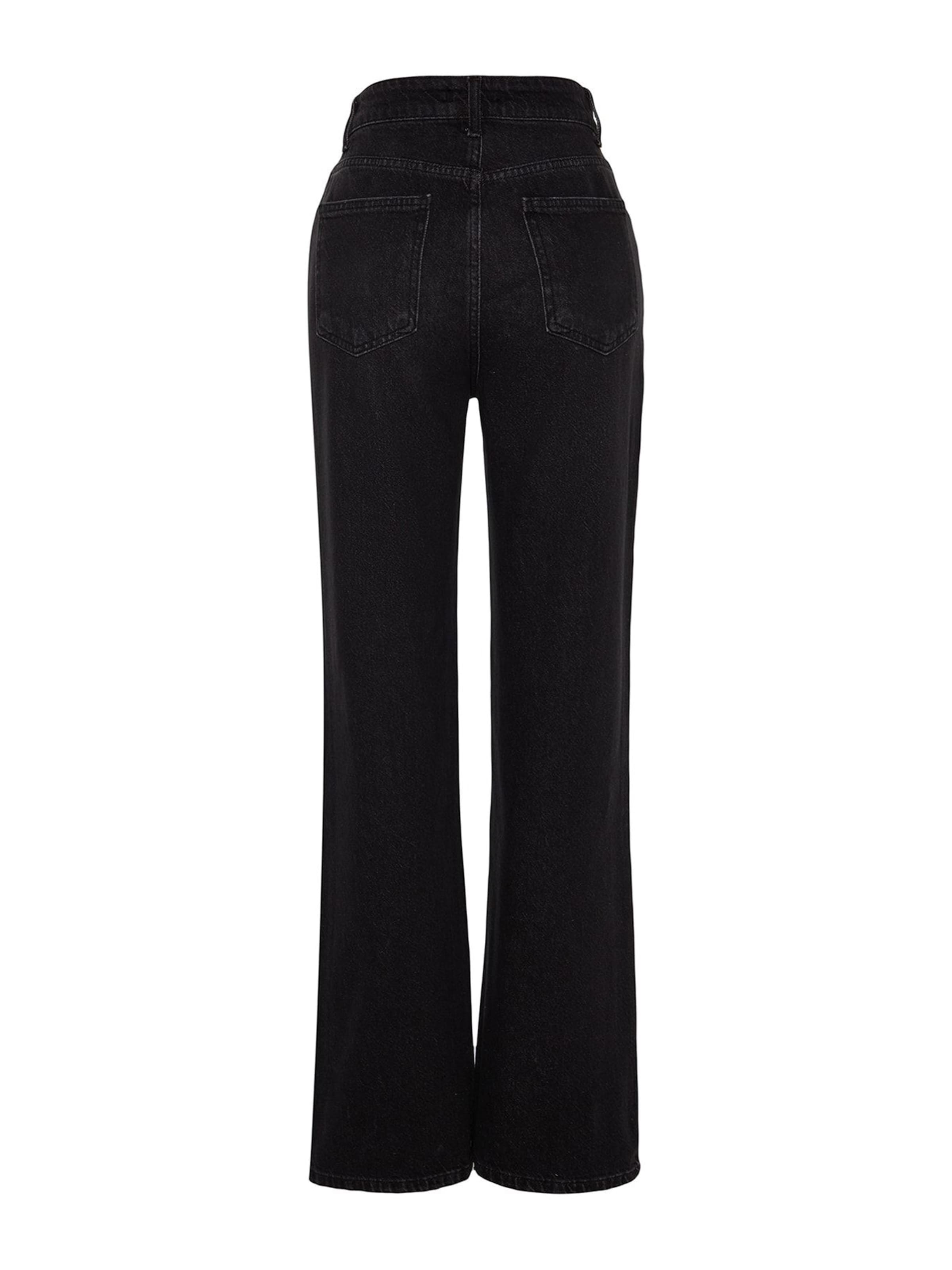 Trendyol - regular Vaquero en negro