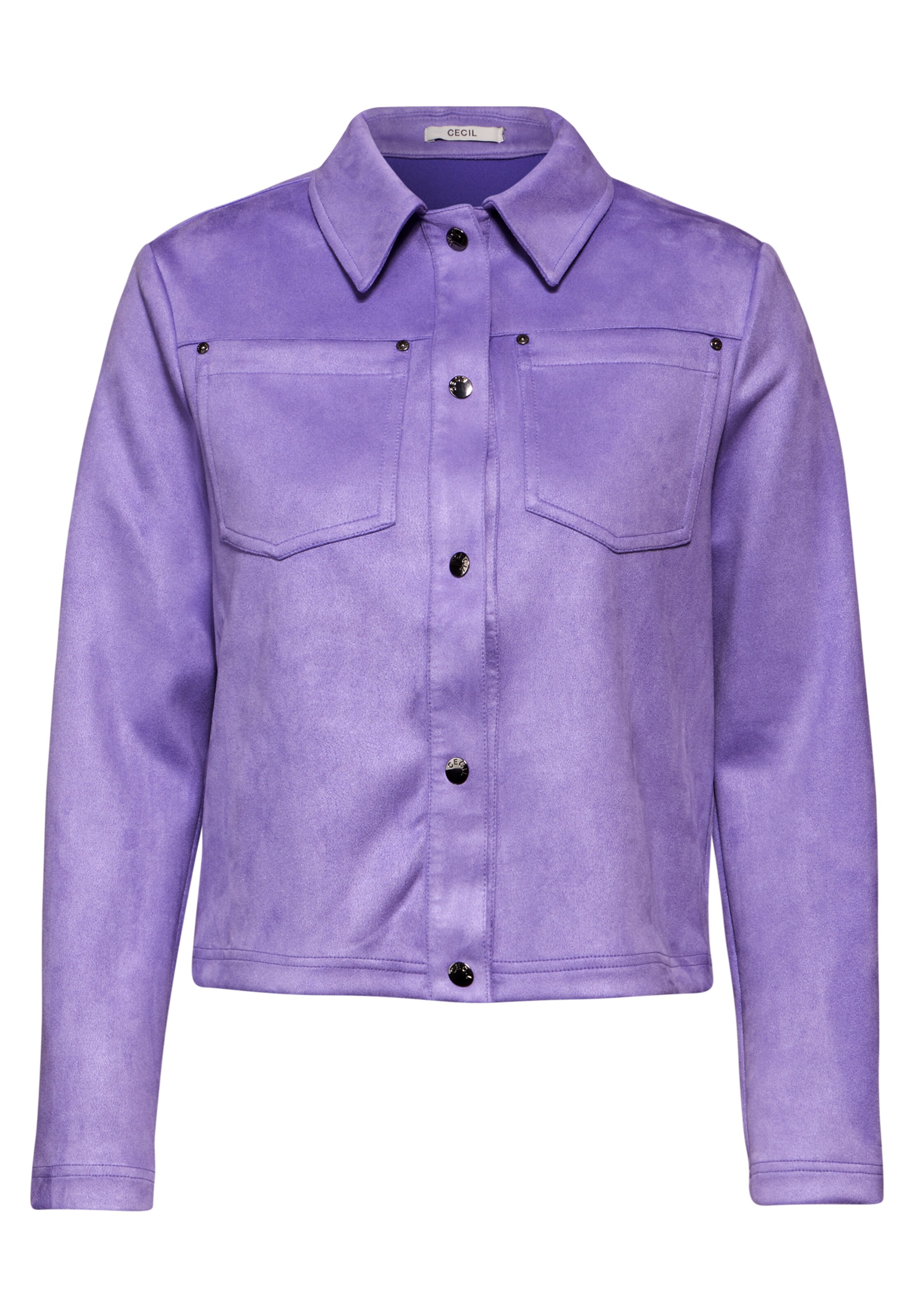 CECIL Between-Season Jacket in Purple: front
