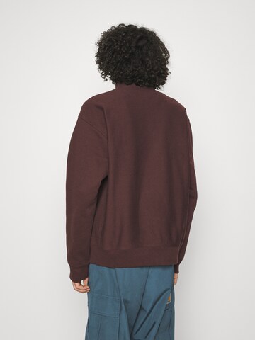 Coupe regular Sweat-shirt 'American Script' Carhartt WIP en marron