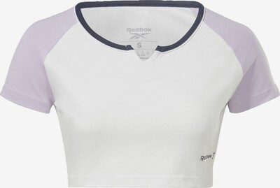 Reebok Camiseta funcional en lila pastel / lila oscuro / blanco, Vista del producto