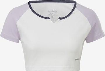 Reebok Sport - Camiseta funcional en blanco: frente