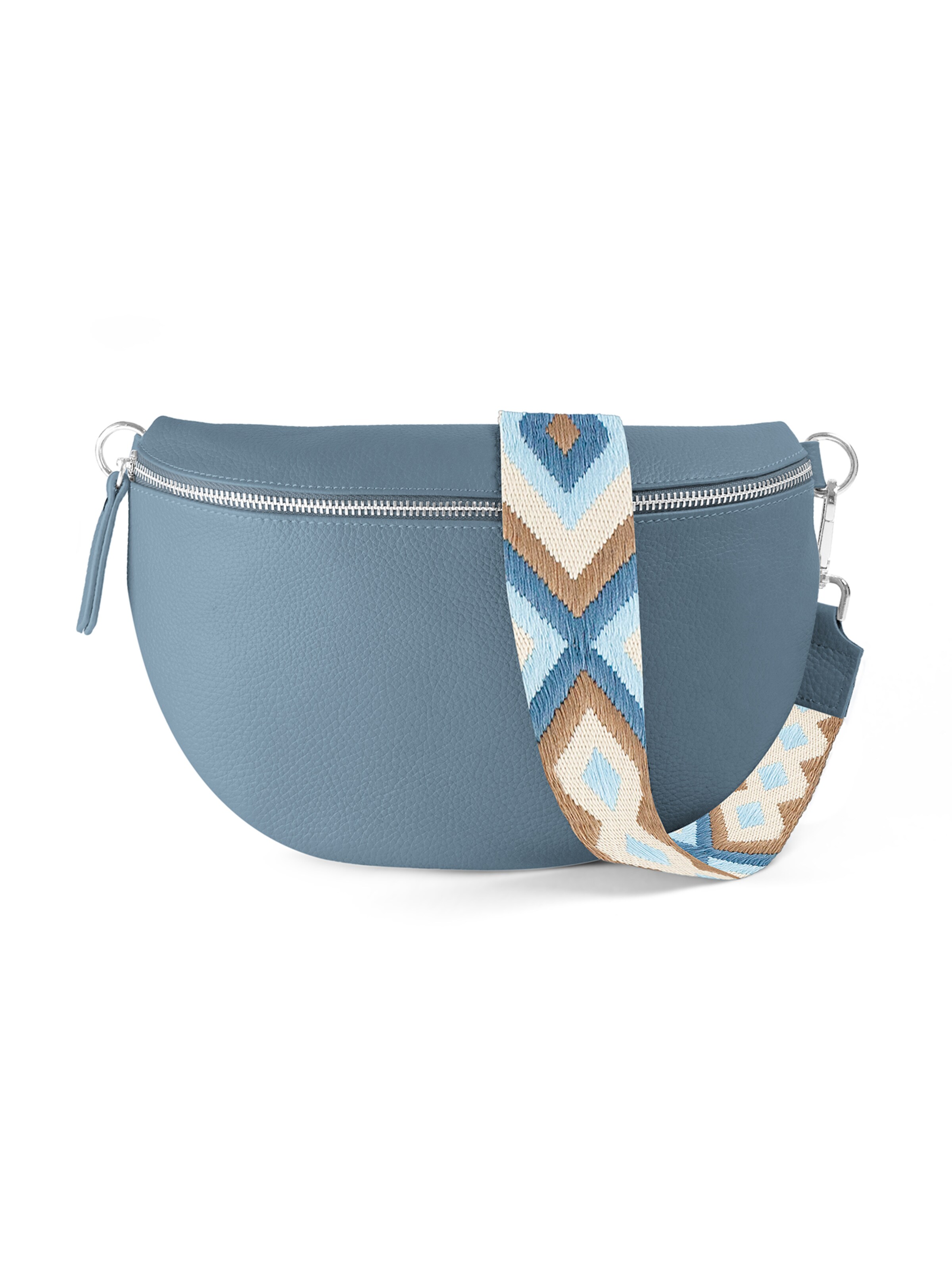 lePelou Belt bag 'JUNA large' in Blue: front