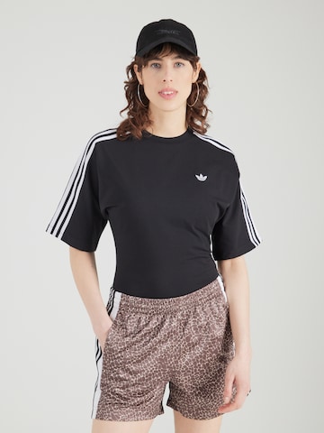T-shirt ADIDAS ORIGINALS en noir : devant