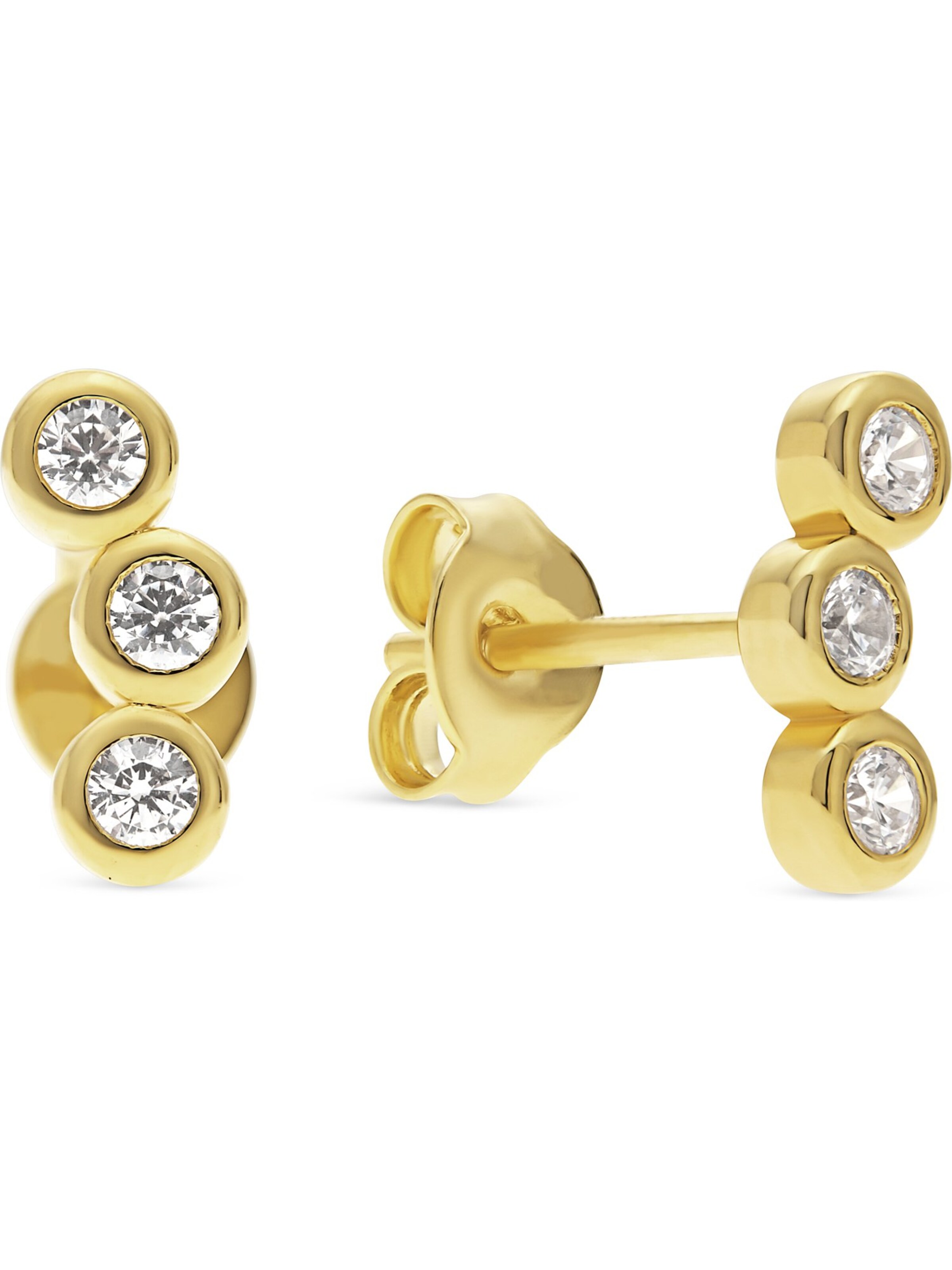 FAVS Ohrringe in Gelb: Vorderseite