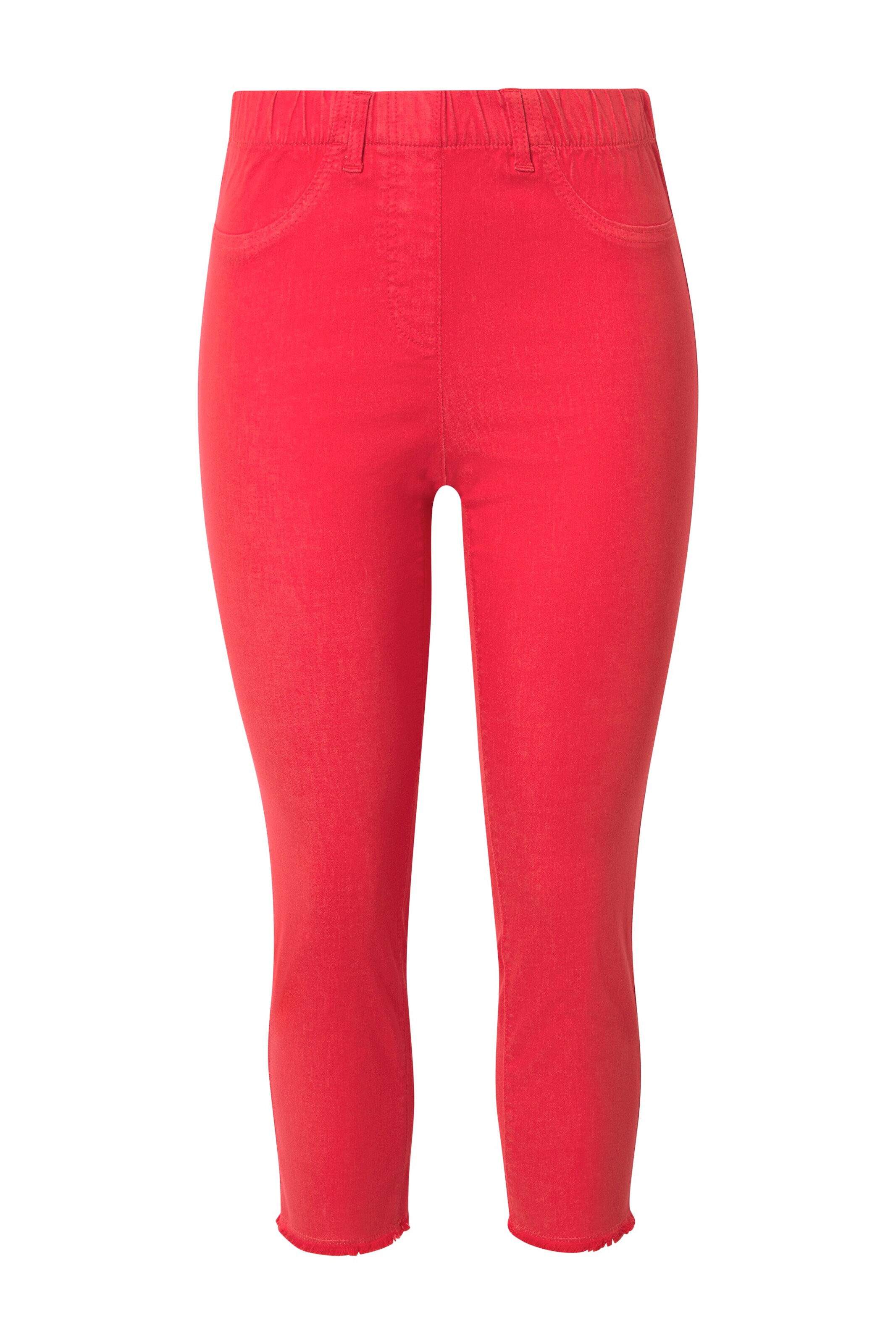 Ulla Popken Broek 'Sienna' in Rood: voorkant