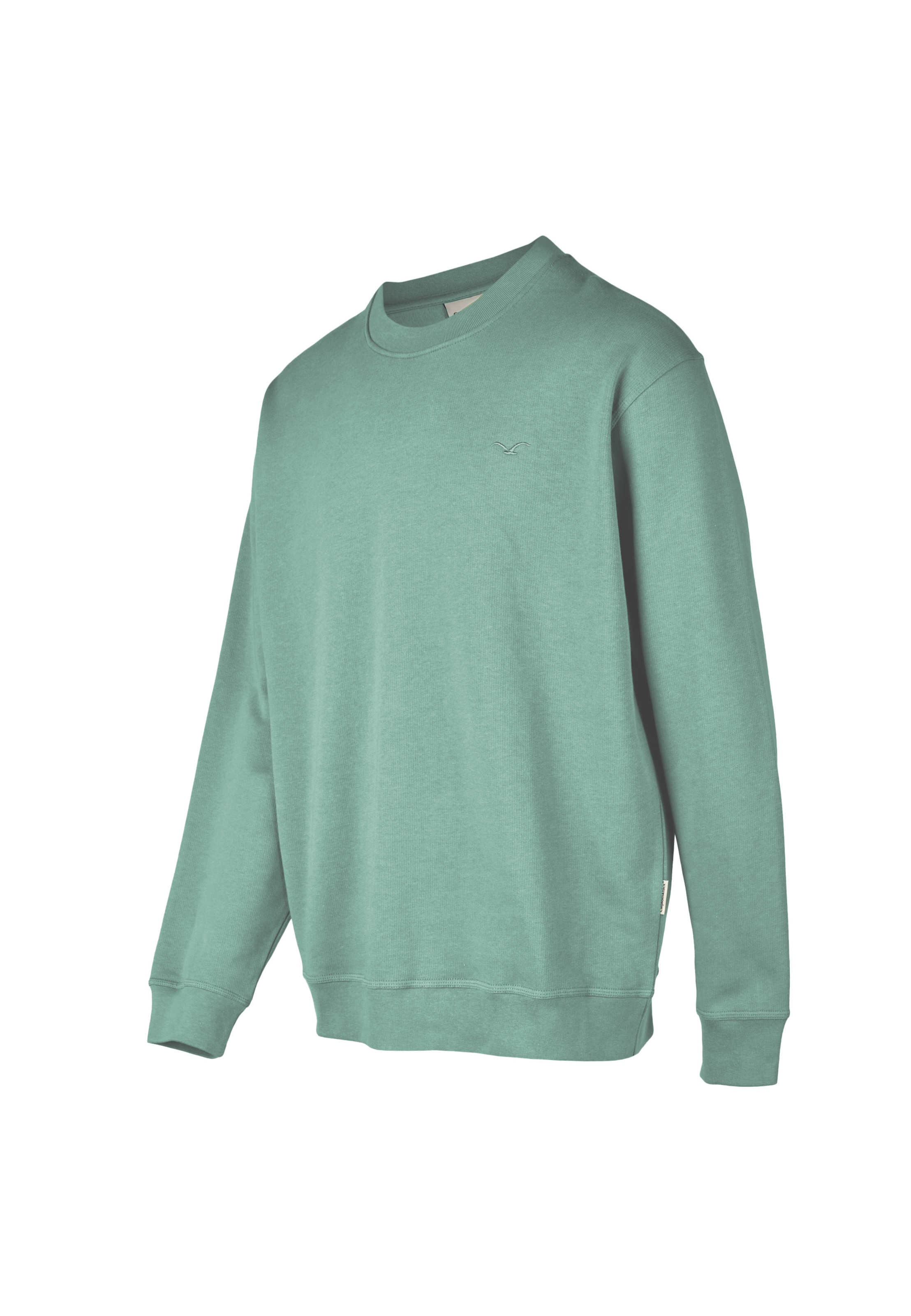 Cleptomanicx Sweatshirt 'Ligull Boxy' in Green