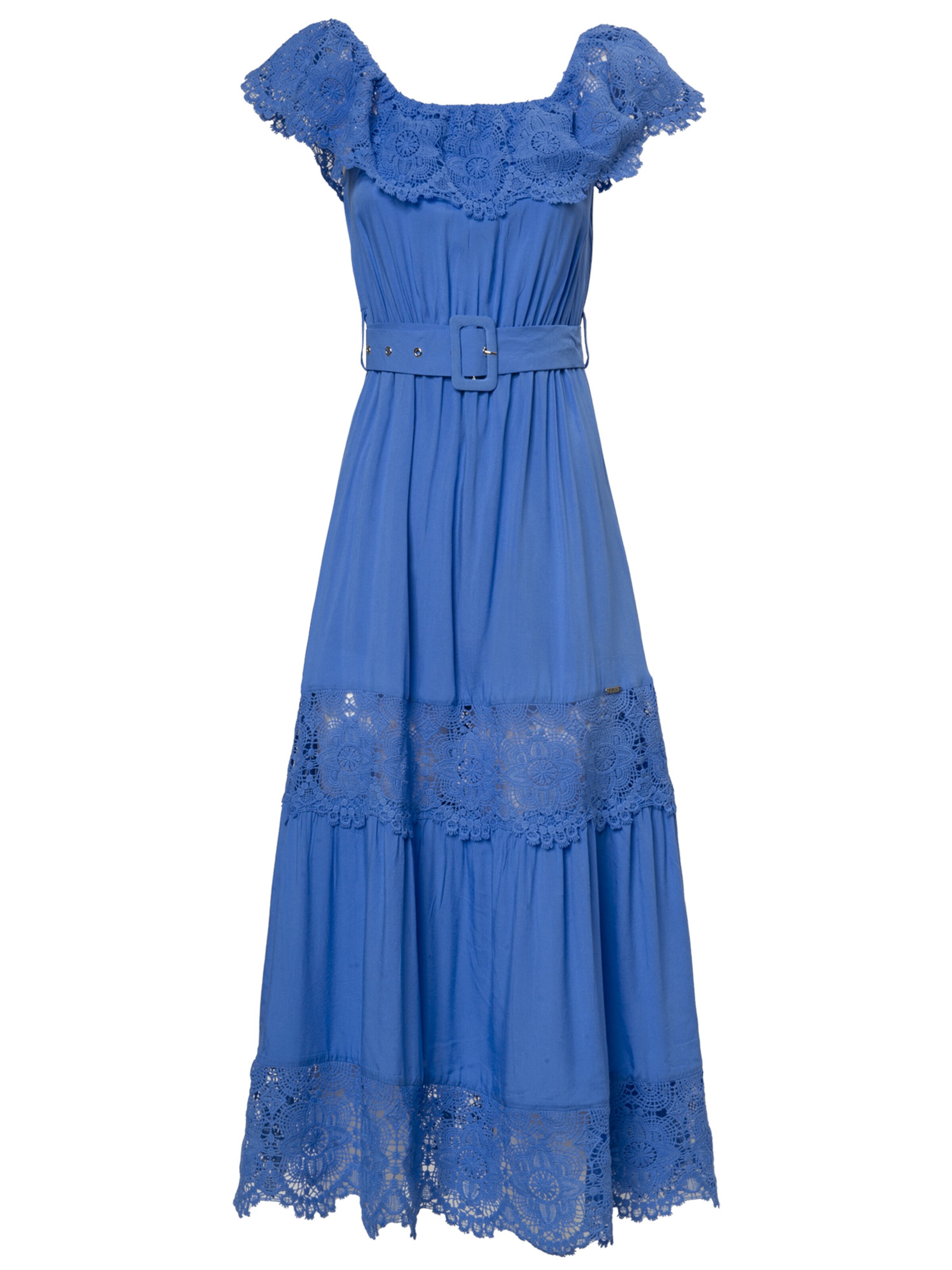 Robe Influencer en bleu : devant