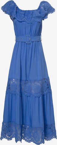 Robe Influencer en bleu : devant