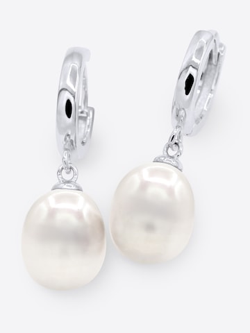 Ateliers Saint Germain Oorbellen 'Saint Cyr' in Wit: voorkant