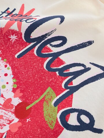 T-Shirt Next en blanc