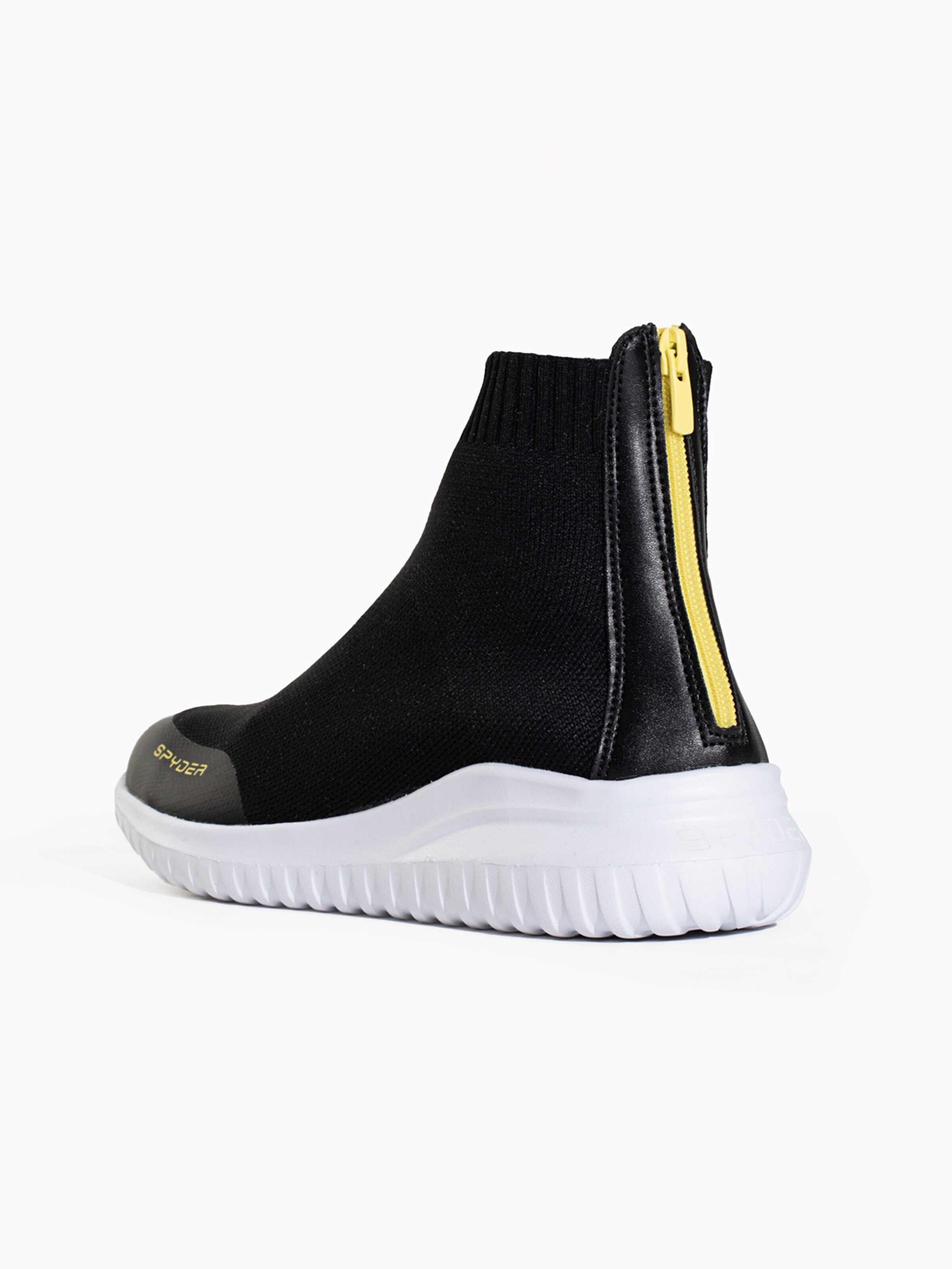 Spyder Trampki wysokie 'Leon' w kolorze czarny