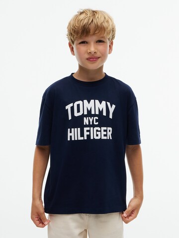 T-Shirt TOMMY HILFIGER en bleu : devant