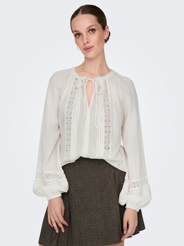 ONLY Bluse 'ONLPovla' in Weiß