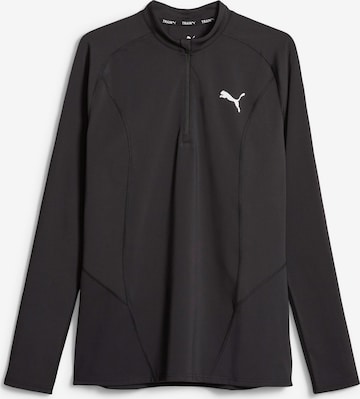 PUMA Performance Shirt 'Contour' in Black: front