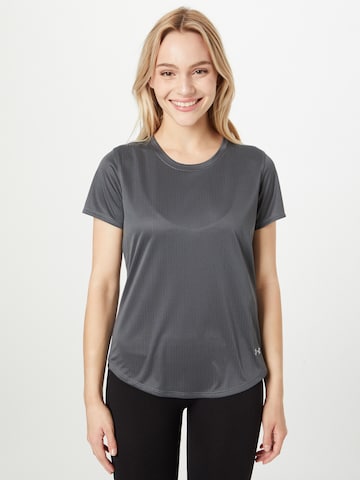 UNDER ARMOUR Performance Shirt 'Speed Stride 2.0' in Grey: front