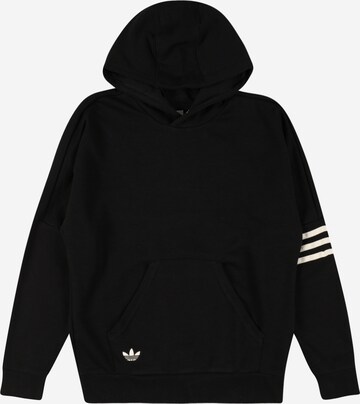 ADIDAS ORIGINALS Sweatshirt 'Adicolor' in Zwart: voorkant