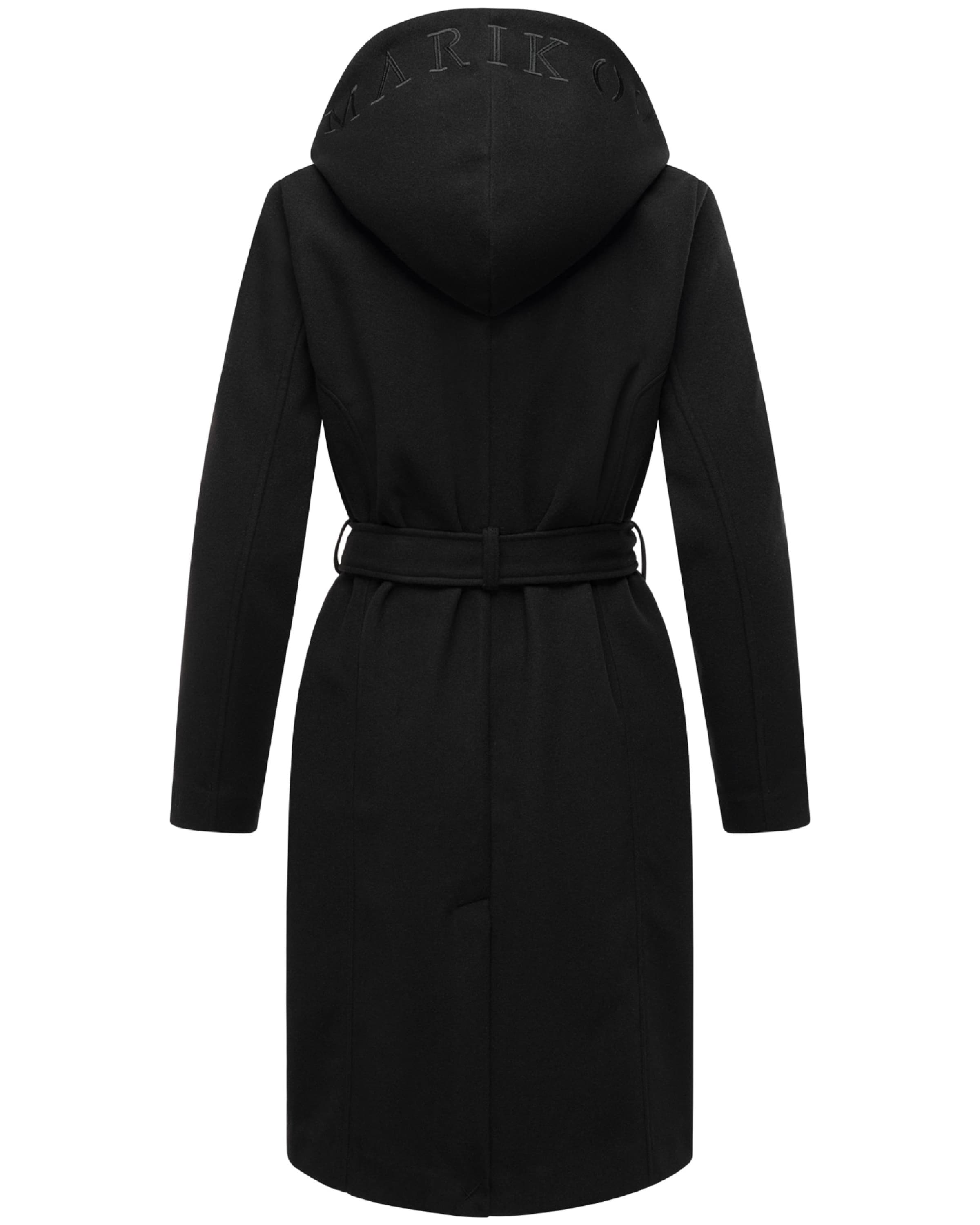 MARIKOO Ανοιξιάτικο και φθινοπωρινό παλτό 'Kailii 16' σε μαύρο