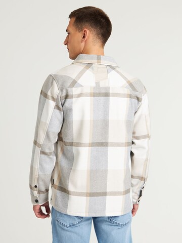 CHASIN' Regular Fit Hemd 'Stryke Nobi' in Beige