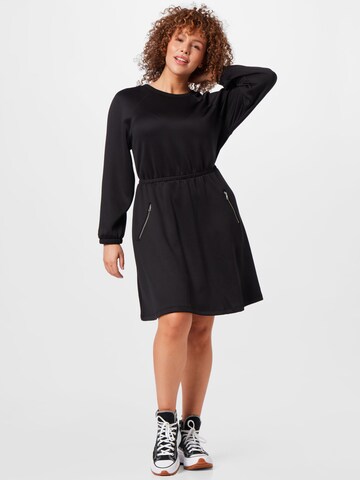 ABOUT YOU Curvy Kleid 'Floria' in Schwarz: predná strana