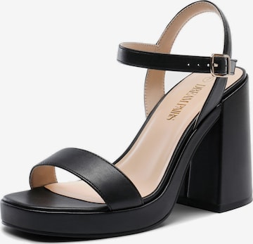 Dream Pairs Riemensandale in Schwarz: Vorderseite