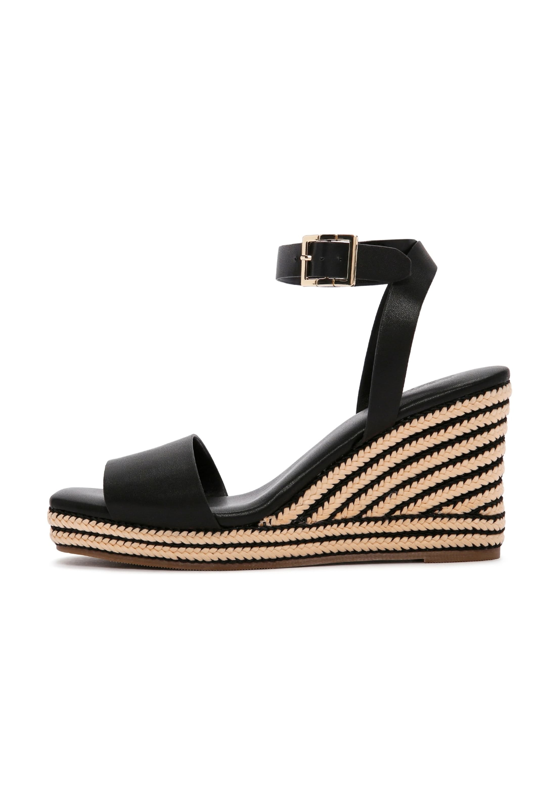Derimod Sandals in Schwarz